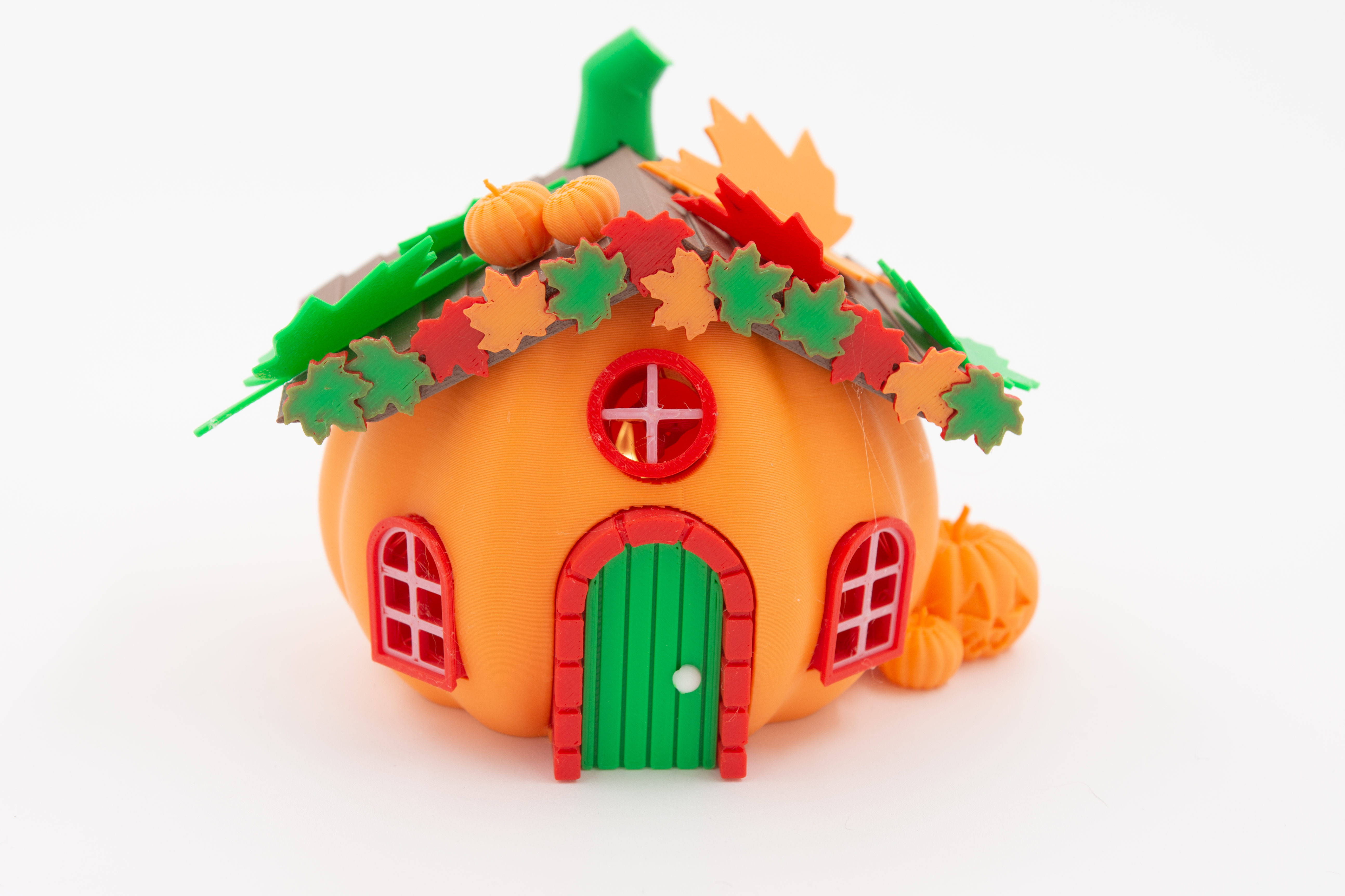 Casuta Dovleac cu lumanare LED