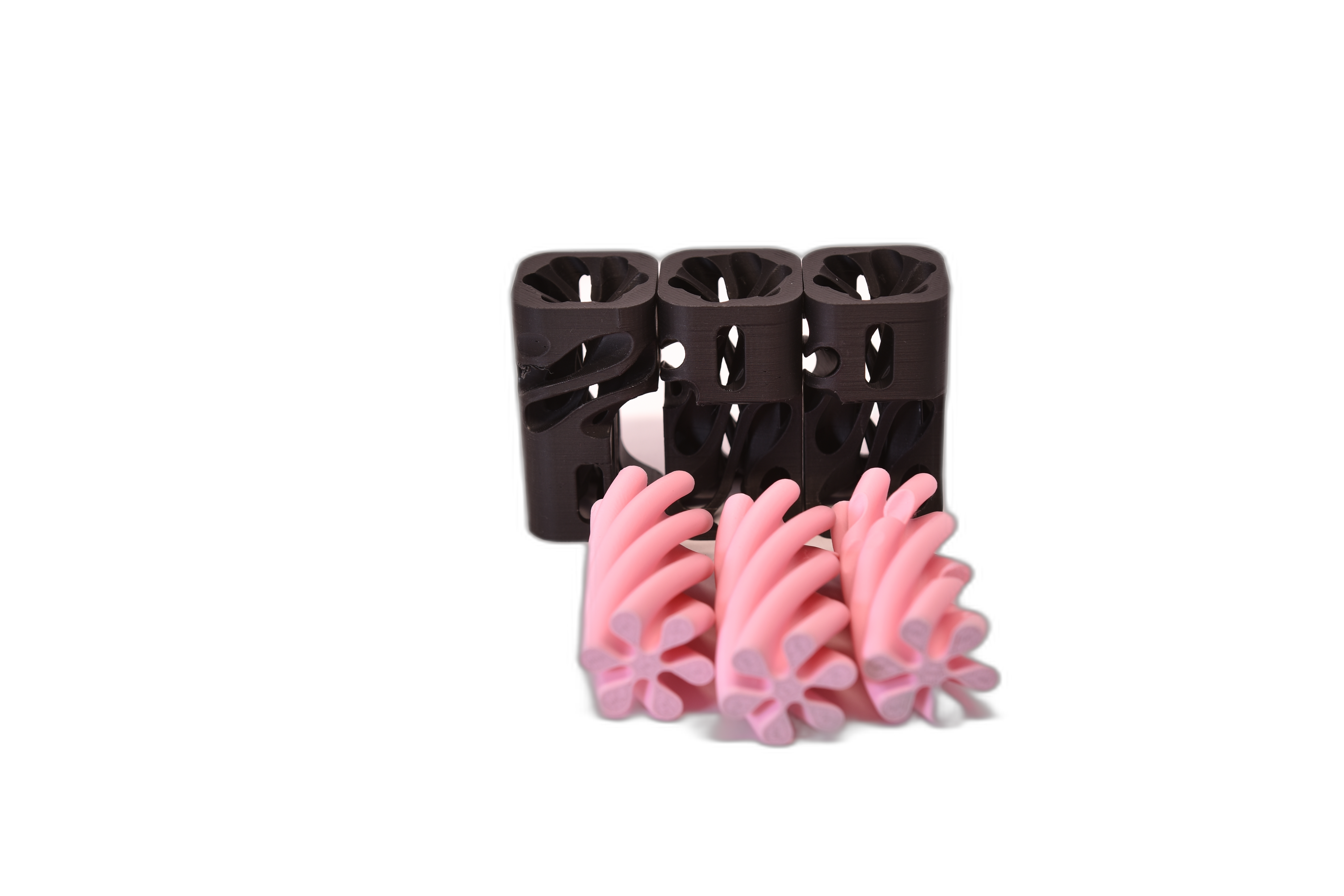 Puzzle 3D cu spirale interconectabile